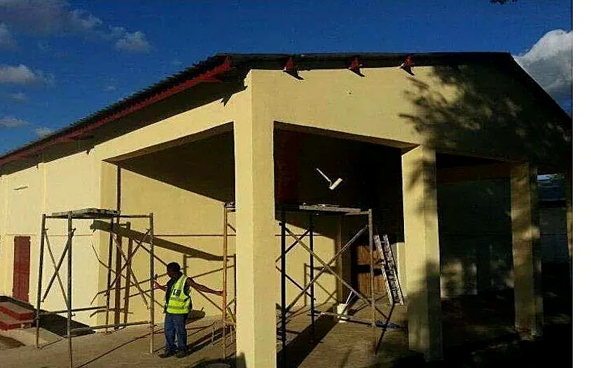 Mansa Hospital kitchen, exterior
