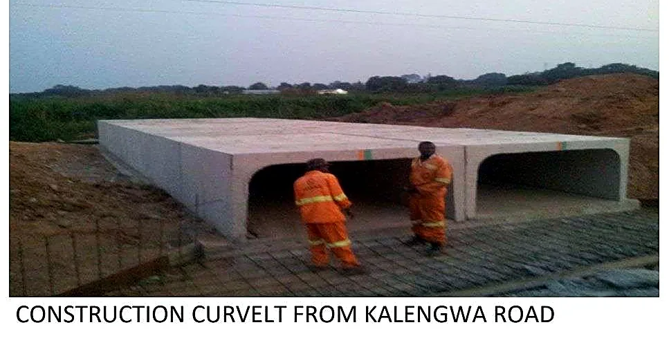 Box culvert, Kalengwa Road, Kalulushi